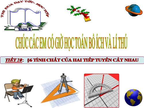 Chương II. §6. Tính chất của hai tiếp tuyến cắt nhau