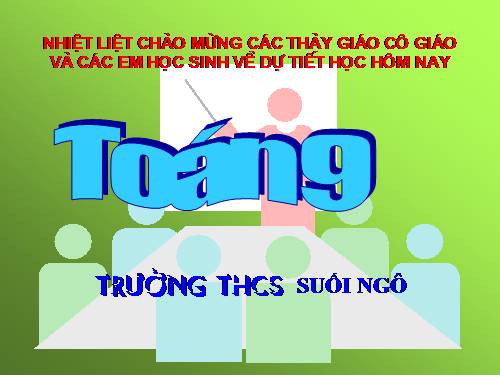 Chương II. §2. Đường kính và dây của đường tròn