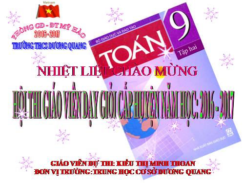 Chương III. §1. Góc ở tâm. Số đo cung