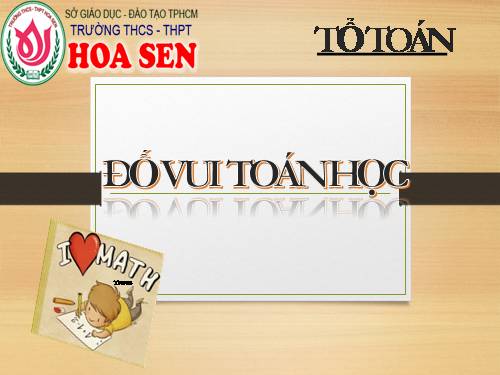 đố vui toán học - thcs