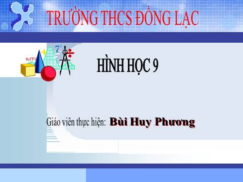 Chương I. §2. Tỉ số lượng giác của góc nhọn