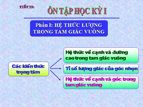 Ôn tập học kì I