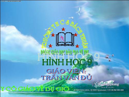 Chương II. §2. Đường kính và dây của đường tròn