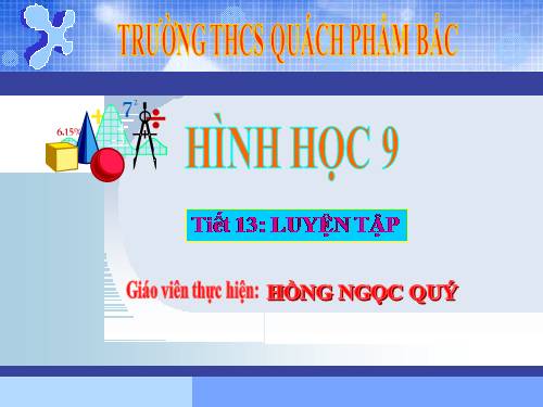 luyện tập các hệ thức về cạnh và góc trong tam giác vuông