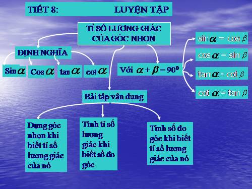 Chương I. §2. Tỉ số lượng giác của góc nhọn