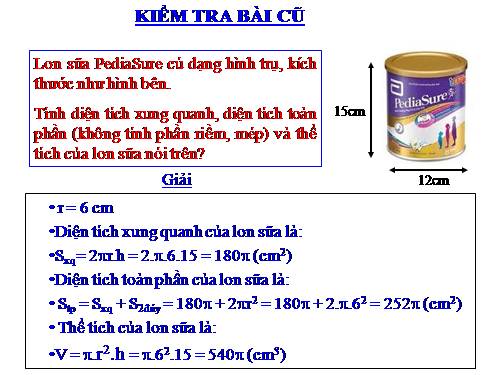 Chương IV. §2. Hình nón - Hình nón cụt - Diện tích xung quanh và thể tích của hình nón, hình nón cụt