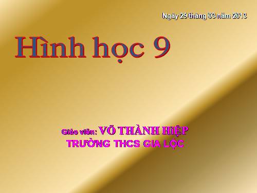 Chương III. §10. Diện tích hình tròn, hình quạt tròn