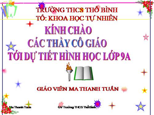 Hình học 9 chương II. Tiết 24 Bài tập