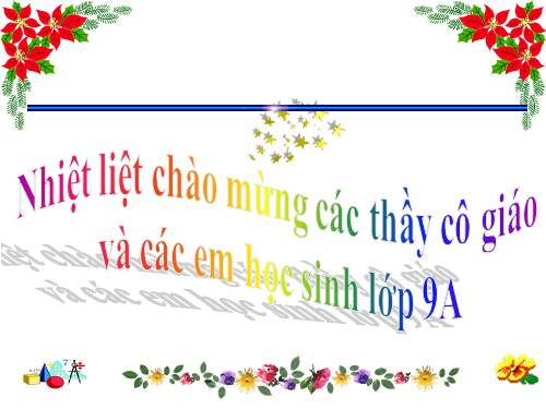 Chương II. §3. Liên hệ giữa dây và khoảng cách từ tâm đến dây