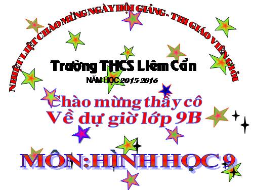 Chương II. §1. Sự xác định đường tròn. Tính chất đối xứng của đường tròn