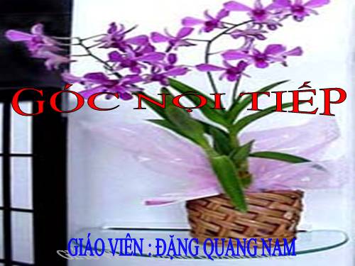 Chương III. §3. Góc nội tiếp