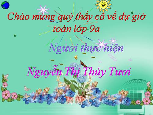 Chương III. §2. Liên hệ giữa cung và dây