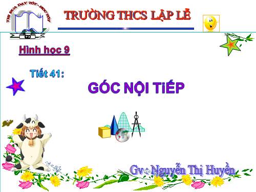 Chương III. §3. Góc nội tiếp