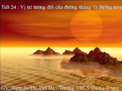 Chương II. §7-8. Vị trí tương đối của hai đường tròn