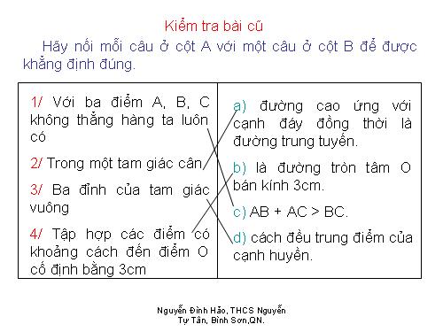 Chương II. §2. Đường kính và dây của đường tròn