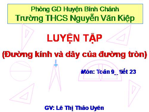 Các bài Luyện tập