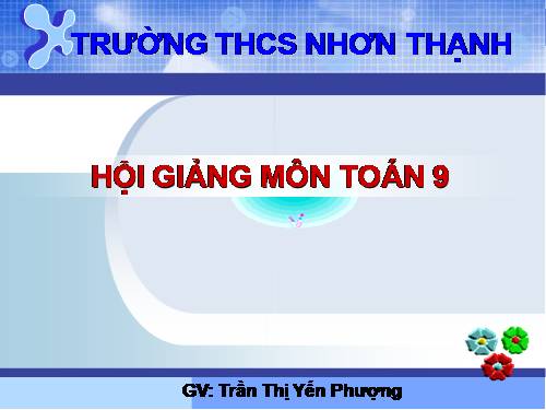 Chương II. §6. Tính chất của hai tiếp tuyến cắt nhau