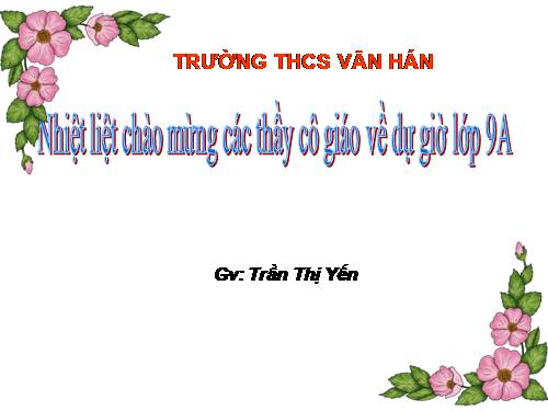 Chương III. §9. Độ dài đường tròn, cung tròn