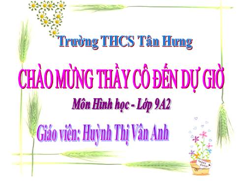 Chương II. §4. Vị trí tương đối của đường thẳng và đường tròn