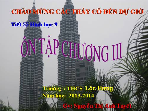 Ôn tập Chương III. Góc với đường tròn
