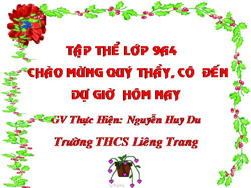 Chương III. §10. Diện tích hình tròn, hình quạt tròn