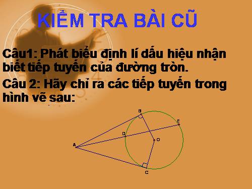 Chương II. §6. Tính chất của hai tiếp tuyến cắt nhau