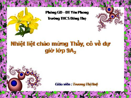 Chương I. §2. Tỉ số lượng giác của góc nhọn