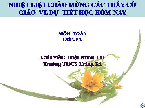 Chương IV. §2. Hình nón - Hình nón cụt - Diện tích xung quanh và thể tích của hình nón, hình nón cụt