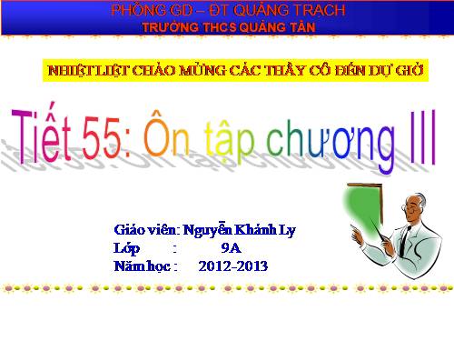 Ôn tập Chương III. Góc với đường tròn