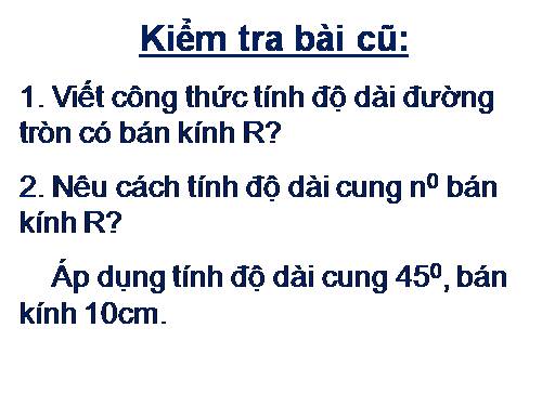 Chương III. §10. Diện tích hình tròn, hình quạt tròn