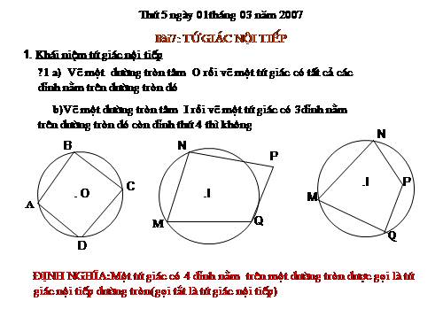 Chương III. §7. Tứ giác nội tiếp