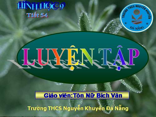 Các bài Luyện tập