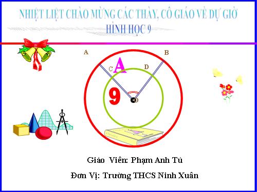 Chương III. §1. Góc ở tâm. Số đo cung