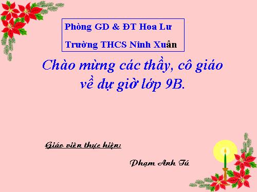 Chương II. §2. Đường kính và dây của đường tròn