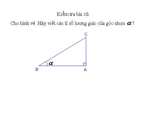 Chương I. §4. Một số hệ thức về cạnh và góc trong tam giác vuông
