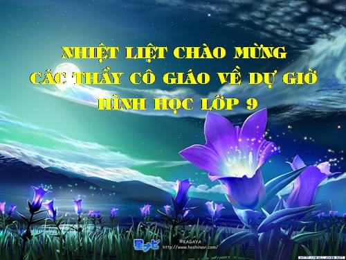 Chương III. §2. Liên hệ giữa cung và dây