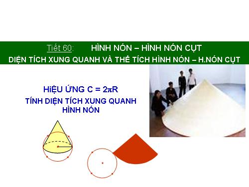 Chương IV. §2. Hình nón - Hình nón cụt - Diện tích xung quanh và thể tích của hình nón, hình nón cụt