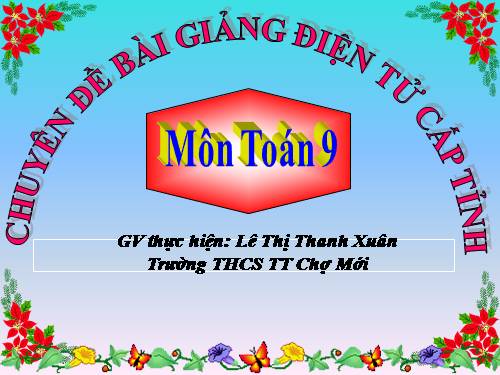 Chương II. §6. Tính chất của hai tiếp tuyến cắt nhau