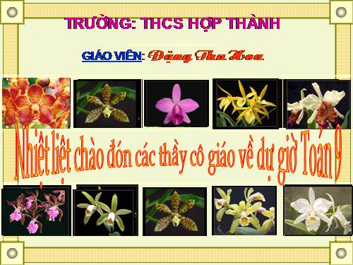 Chương I. §4. Một số hệ thức về cạnh và góc trong tam giác vuông