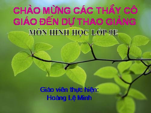 Chương II. §6. Tính chất của hai tiếp tuyến cắt nhau