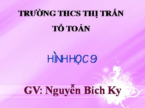 Chương III. §9. Độ dài đường tròn, cung tròn