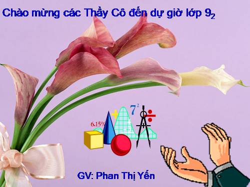 Chương II. §3. Liên hệ giữa dây và khoảng cách từ tâm đến dây