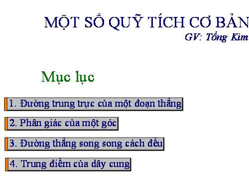 Các bài Luyện tập