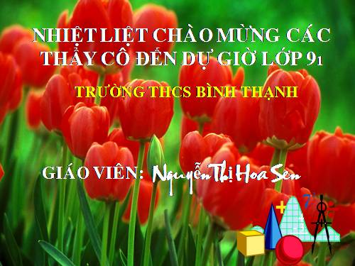 Chương II. §3. Liên hệ giữa dây và khoảng cách từ tâm đến dây