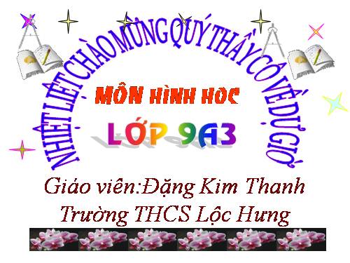 Chương III. §2. Liên hệ giữa cung và dây