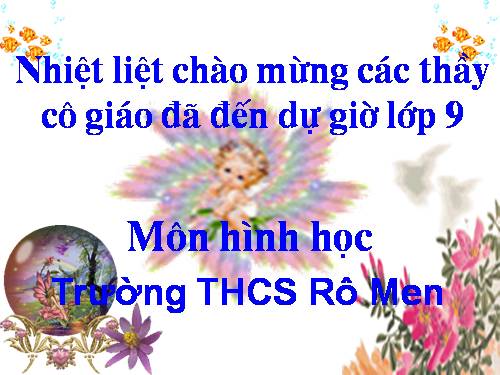 Chương II. §1. Sự xác định đường tròn. Tính chất đối xứng của đường tròn