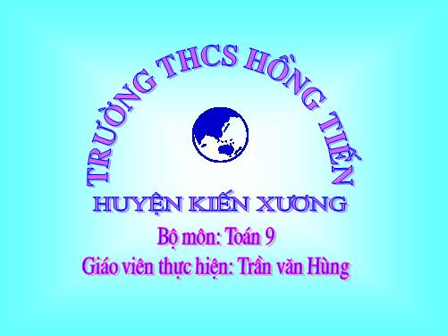 Chương III. §8. Đường tròn ngoại tiếp. Đường tròn nội tiếp