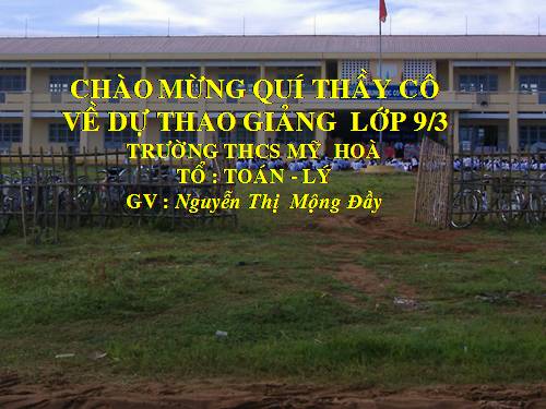 Chương II. §6. Tính chất của hai tiếp tuyến cắt nhau