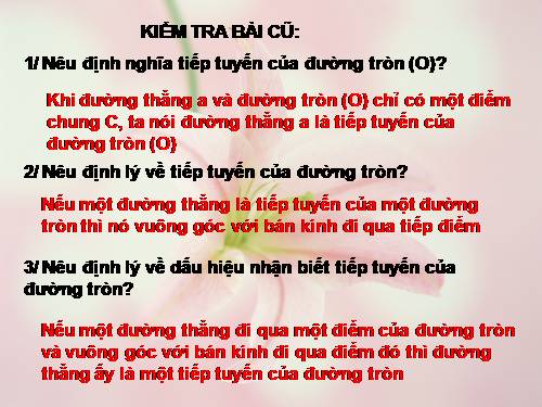Các bài Luyện tập