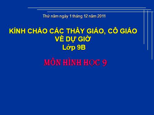 Chương II. §6. Tính chất của hai tiếp tuyến cắt nhau